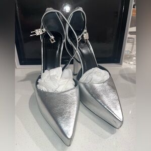 Givenchy Silver Heels